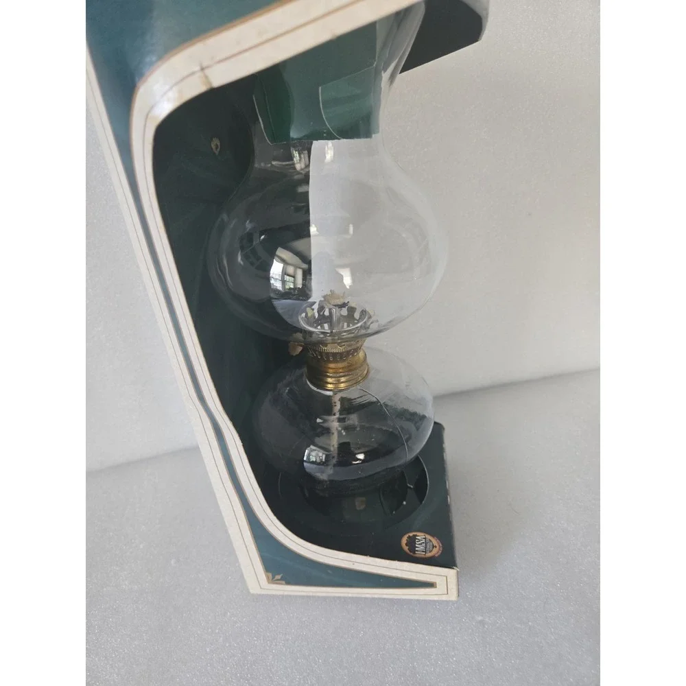 Vintage‎ Clear Glass Lamplight Oil Lamp Romance Collection Handblown Oil Lamp